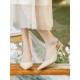 Chains Pointed-Toe Split-Joint Sling Shoes Sandals Chains Pointed-Toe Split-Joint Sling Shoes Sandals