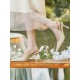 Chains Pointed-Toe Split-Joint Sling Shoes Sandals Chains Pointed-Toe Split-Joint Sling Shoes Sandals