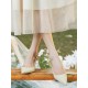 Chains Pointed-Toe Split-Joint Sling Shoes Sandals Chains Pointed-Toe Split-Joint Sling Shoes Sandals