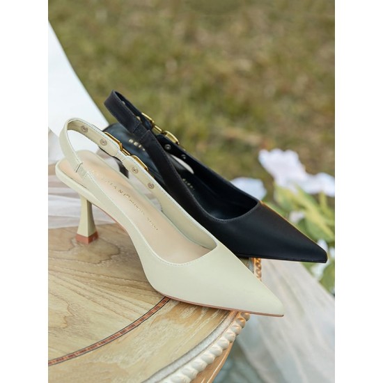 Chains Pointed-Toe Split-Joint Sling Shoes Sandals Chains Pointed-Toe Split-Joint Sling Shoes Sandals
