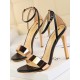 Belt Buckle Open Toe Shiny Split-Joint Sandals Pumps Sandals Belt Buckle Open Toe Shiny Split-Joint Sandals Pumps Sandals