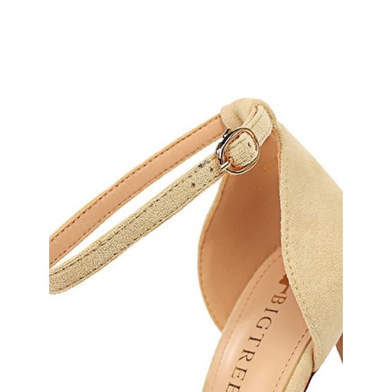 Hollow Pointed-Toe Split-Joint Pumps Sandals Hollow Pointed-Toe Split-Joint Pumps Sandals