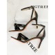 Hollow Knot Open Toe Split-Joint Pumps Sandals Hollow Knot Open Toe Split-Joint Pumps Sandals