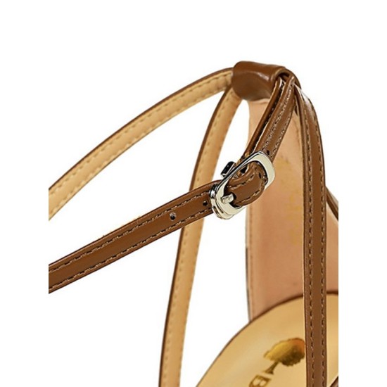 Hollow Knot Open Toe Split-Joint Pumps Sandals Hollow Knot Open Toe Split-Joint Pumps Sandals