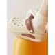 Hollow Round-Toe Shallow Cut Split-Joint Slippers Sandals Crocs Hollow Round-Toe Shallow Cut Split-Joint Slippers Sandals Crocs