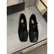 Belt Buckle Shallow Cut Split-Joint Square-Toe Mary Janes Flats Belt Buckle Shallow Cut Split-Joint Square-Toe Mary Janes Flats