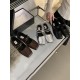 Belt Buckle Shallow Cut Split-Joint Square-Toe Mary Janes Flats Belt Buckle Shallow Cut Split-Joint Square-Toe Mary Janes Flats