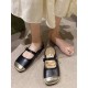 Contrast Color Shallow Cut Split-Joint Square-Toe Slippers&Mules Mary Janes Flats Contrast Color Shallow Cut Split-Joint Square-Toe Slippers&Mules Mary Janes Flats