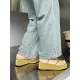 Belt Buckle Hollow Solid Color Square-Toe Sandals Platform Shoes Belt Buckle Hollow Solid Color Square-Toe Sandals Platform Shoes