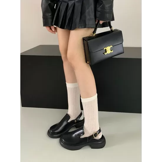 Buckle Round-Toe Split-Joint Sandals Mules&Slides Loafers Buckle Round-Toe Split-Joint Sandals Mules&Slides Loafers