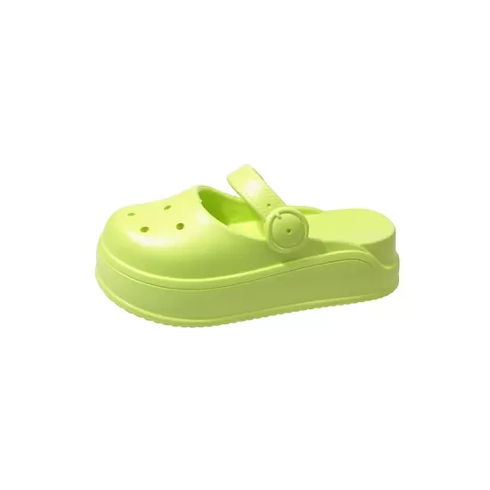 Hollow Round-Toe Solid Color Slippers Sandals Hollow Round-Toe Solid Color Slippers Sandals
