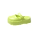 Hollow Round-Toe Solid Color Slippers Sandals Hollow Round-Toe Solid Color Slippers Sandals