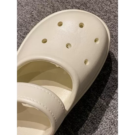 Hollow Round-Toe Solid Color Slippers Sandals Hollow Round-Toe Solid Color Slippers Sandals