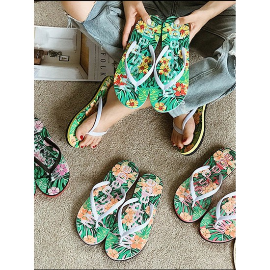 Summer Leisure Flip Flops Outdoor Wear Flat-Bottom Non-Slip Beach Shoes Summer Leisure Flip Flops Outdoor Wear Flat-Bottom Non-Slip Beach Shoes