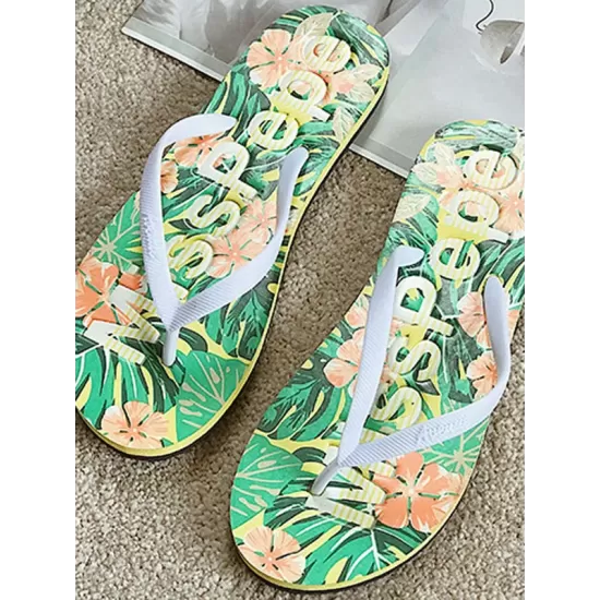 Summer Leisure Flip Flops Outdoor Wear Flat-Bottom Non-Slip Beach Shoes Summer Leisure Flip Flops Outdoor Wear Flat-Bottom Non-Slip Beach Shoes
