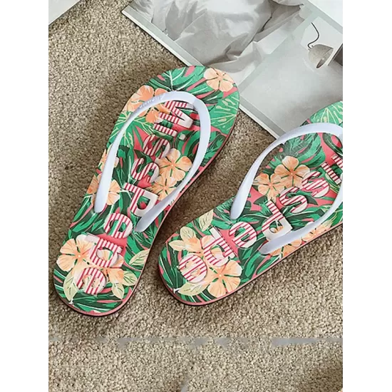 Summer Leisure Flip Flops Outdoor Wear Flat-Bottom Non-Slip Beach Shoes Summer Leisure Flip Flops Outdoor Wear Flat-Bottom Non-Slip Beach Shoes