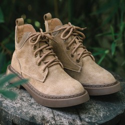 Casual Solid Color Martin Boots Shoes