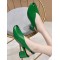 Solid Color Open Toe Pumps Sandals Shoes