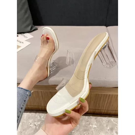 Open Toe Transparent Sandals Platform Shoes Open Toe Transparent Sandals Platform Shoes
