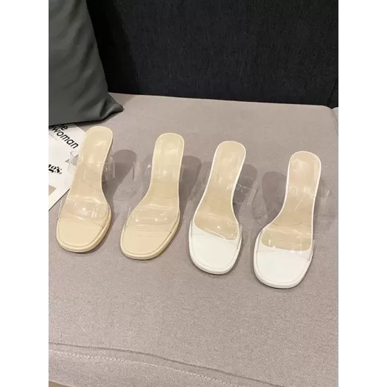 Open Toe Transparent Sandals Platform Shoes Open Toe Transparent Sandals Platform Shoes