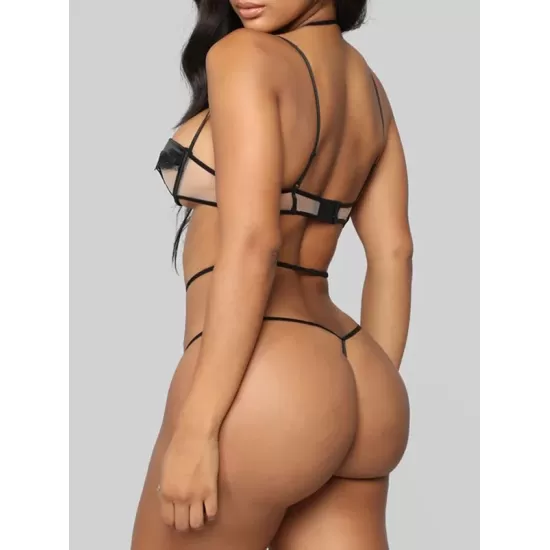 Sexy Lace Hollow Split-Joint Split Erotic Lingerie Sexy Lace Hollow Split-Joint Split Erotic Lingerie