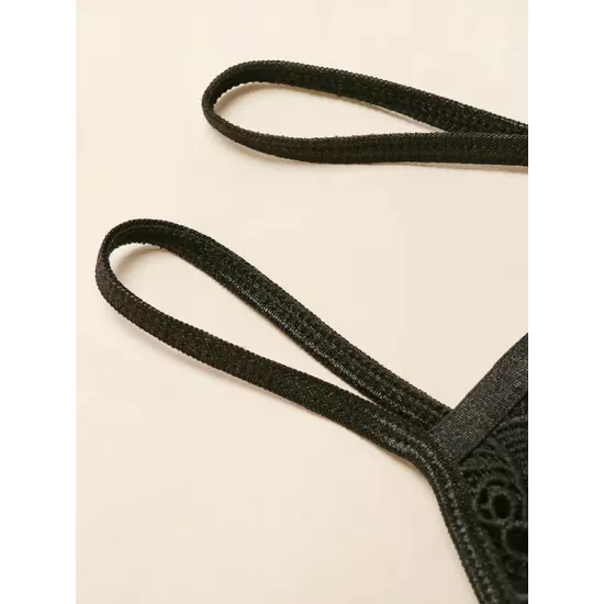 Sexy Lace Hollow Split-Joint Split Erotic Lingerie Sexy Lace Hollow Split-Joint Split Erotic Lingerie