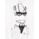 Sexy Lace Hollow Split-Joint Split Erotic Lingerie Sexy Lace Hollow Split-Joint Split Erotic Lingerie