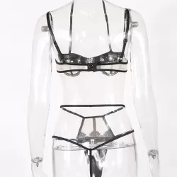 Sexy Lace Hollow Split-Joint Split Erotic Lingerie