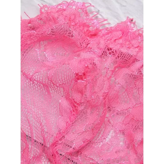 Eyelash Lace Underwired Split Sexy Lingerie Eyelash Lace Underwired Split Sexy Lingerie