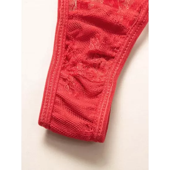 Eyelash Lace Underwired Split Sexy Lingerie Eyelash Lace Underwired Split Sexy Lingerie