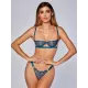 Eyelash Lace Underwired Split Sexy Lingerie Eyelash Lace Underwired Split Sexy Lingerie