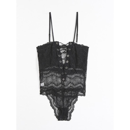 Split-Joint Bandage One-Piece Teddy Lingerie Split-Joint Bandage One-Piece Teddy Lingerie