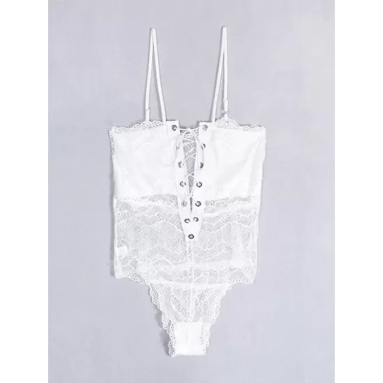 Split-Joint Bandage One-Piece Teddy Lingerie Split-Joint Bandage One-Piece Teddy Lingerie