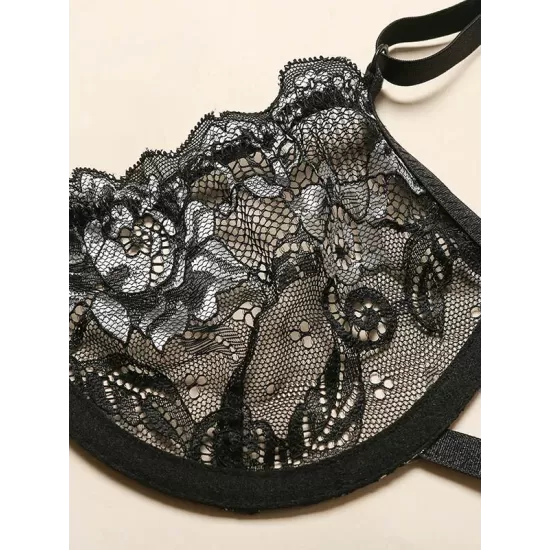 Sexy Embroidered Underwired Bandage Erotic Lingerie Sexy Embroidered Underwired Bandage Erotic Lingerie