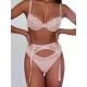 Sexy Lace Split-Joint Underwired Three-Piece Lingerie Set Sexy Lace Split-Joint Underwired Three-Piece Lingerie Set