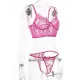 Sexy Floral Lace Underwired Bandeau Split Lingerie Sexy Floral Lace Underwired Bandeau Split Lingerie