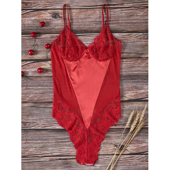 Lace Split-Joint Teddy Lace Split-Joint Teddy