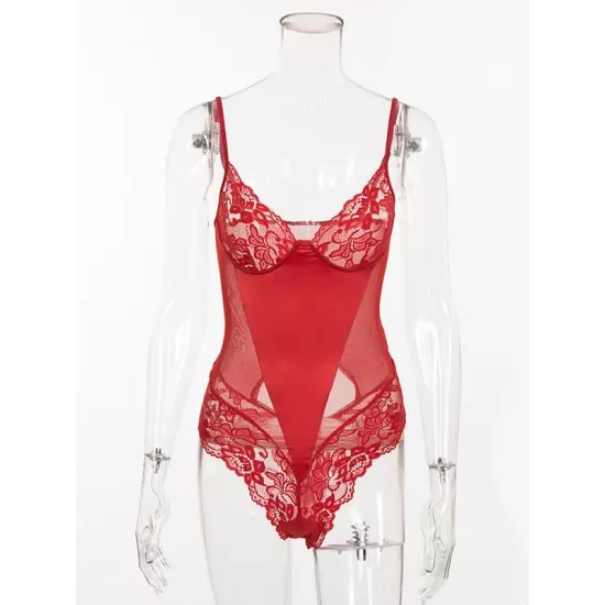 Lace Split-Joint Teddy Lace Split-Joint Teddy