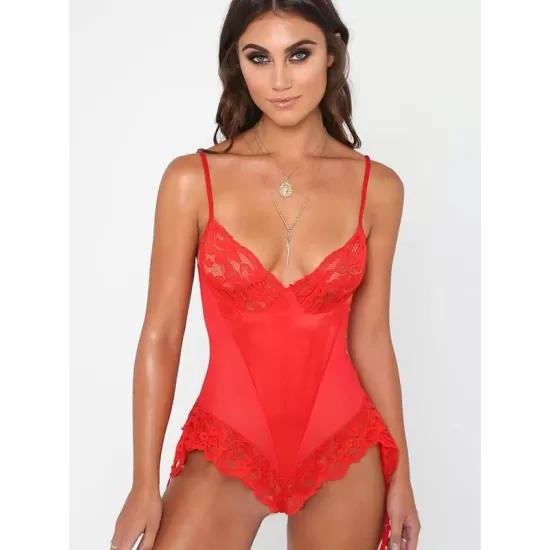 Lace Split-Joint Teddy Lace Split-Joint Teddy