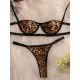 Sexy Leopard Print Hollow Bandage Erotic Lingerie Sexy Leopard Print Hollow Bandage Erotic Lingerie