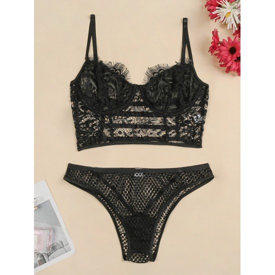 Sexy Lace Hollow Underwired Split Erotic Lingerie Sexy Lace Hollow Underwired Split Erotic Lingerie