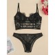 Sexy Lace Hollow Underwired Split Erotic Lingerie Sexy Lace Hollow Underwired Split Erotic Lingerie