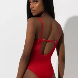 Eyelash Lace Underwired One-Piece Bodysuit Lingerie