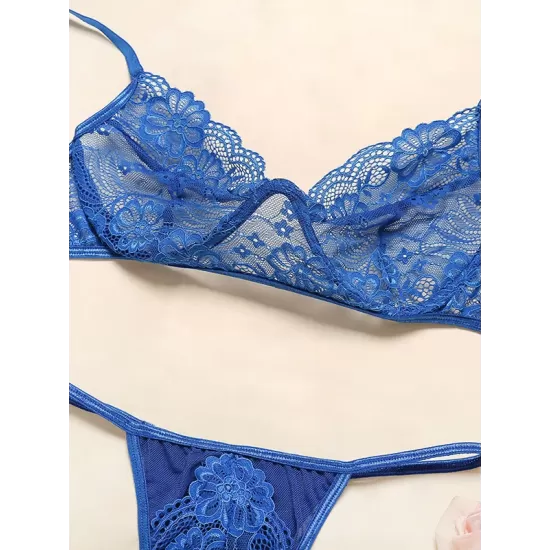 Lace See-Through Underwired Erotic Lingerie Lace See-Through Underwired Erotic Lingerie