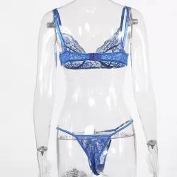 Lace See-Through Underwired Erotic Lingerie