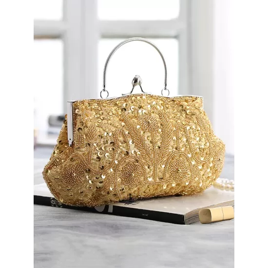 Vintage Evening Beaded Sequined Handbag Vintage Evening Beaded Sequined Handbag
