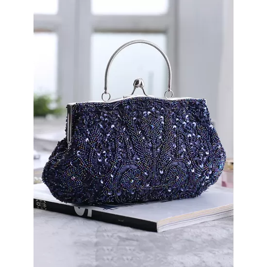 Vintage Evening Beaded Sequined Handbag Vintage Evening Beaded Sequined Handbag