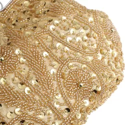 Vintage Evening Beaded Sequined Handbag