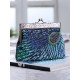 4 Colors Urban Geometric Sequined Makeup Bag Handbag 4 Colors Urban Geometric Sequined Makeup Bag Handbag
