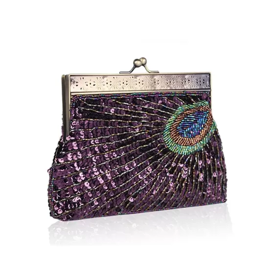 4 Colors Urban Geometric Sequined Makeup Bag Handbag 4 Colors Urban Geometric Sequined Makeup Bag Handbag